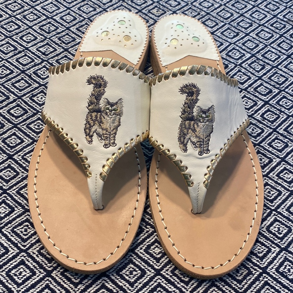 Jack Rogers Grey Cat Sandals